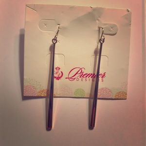 Pair of gold earrings